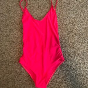 Sexy women’s red one piece bathing suit